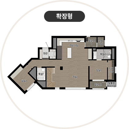 수성포레스트스위첸 142㎡ 타입 평면도
