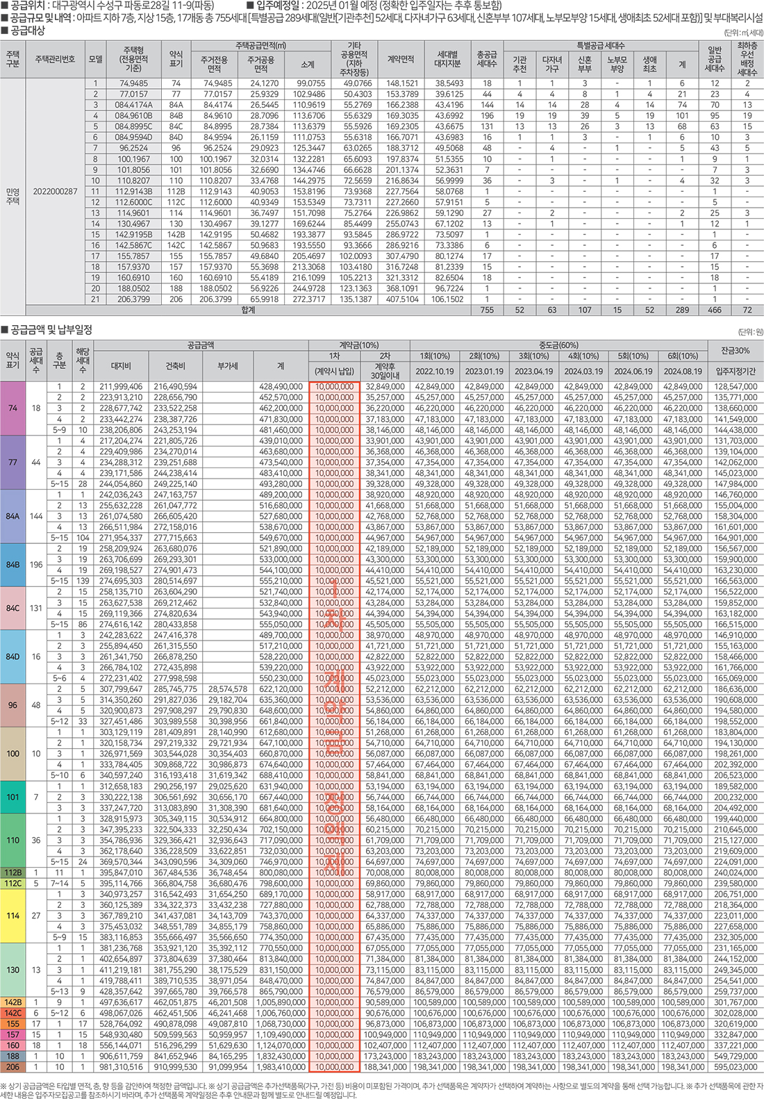 수성포레스트스위첸 공급안내